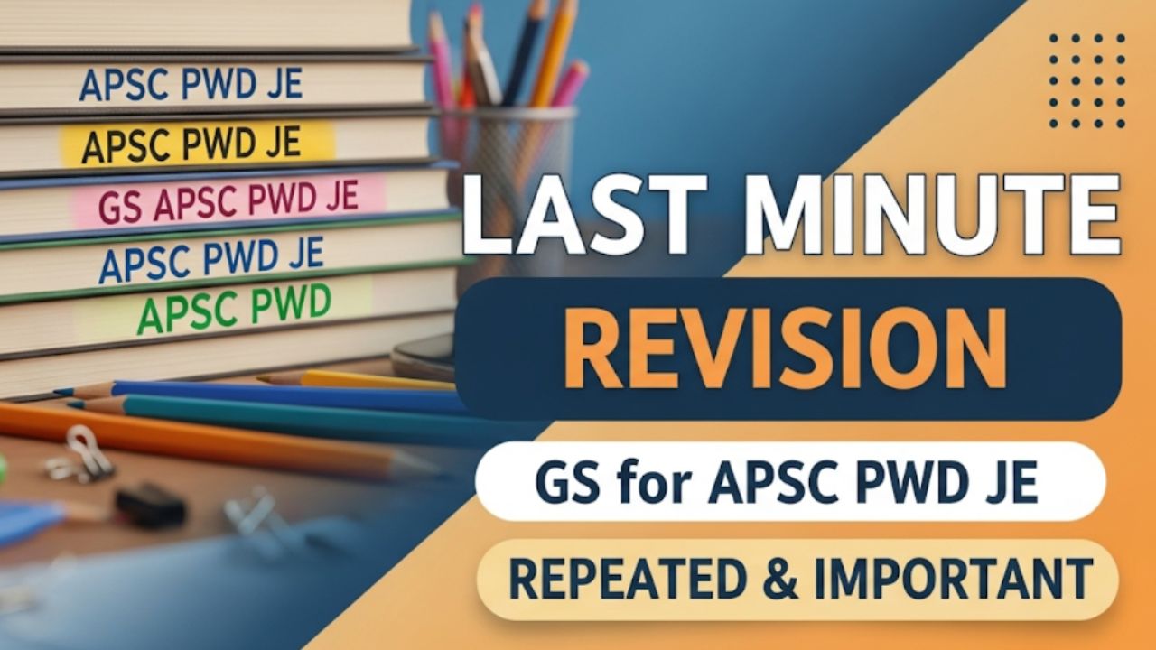 Last minute GS PWD JE
