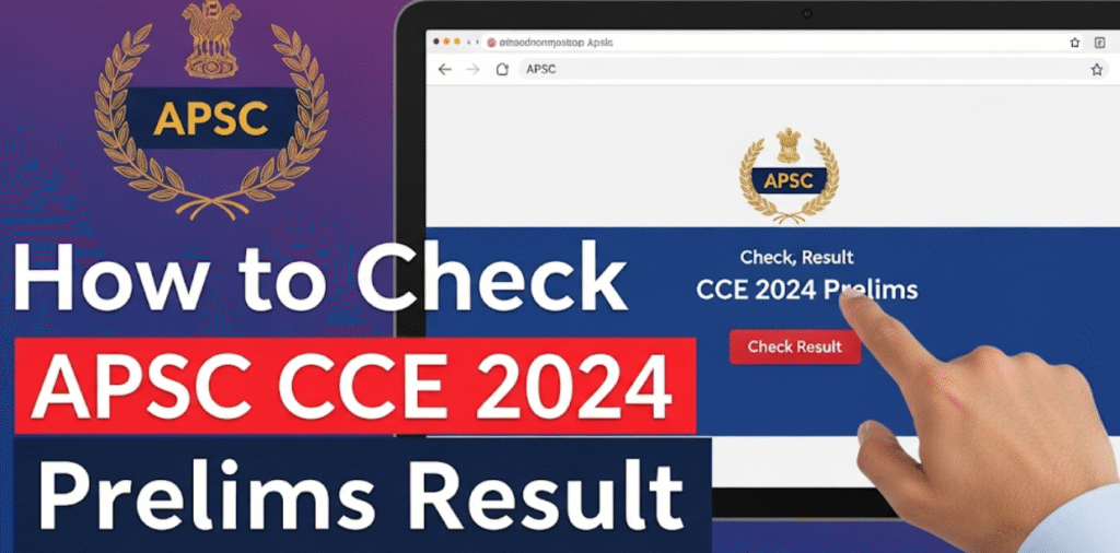 How to check APSC CCE 2024 Prelims Result?